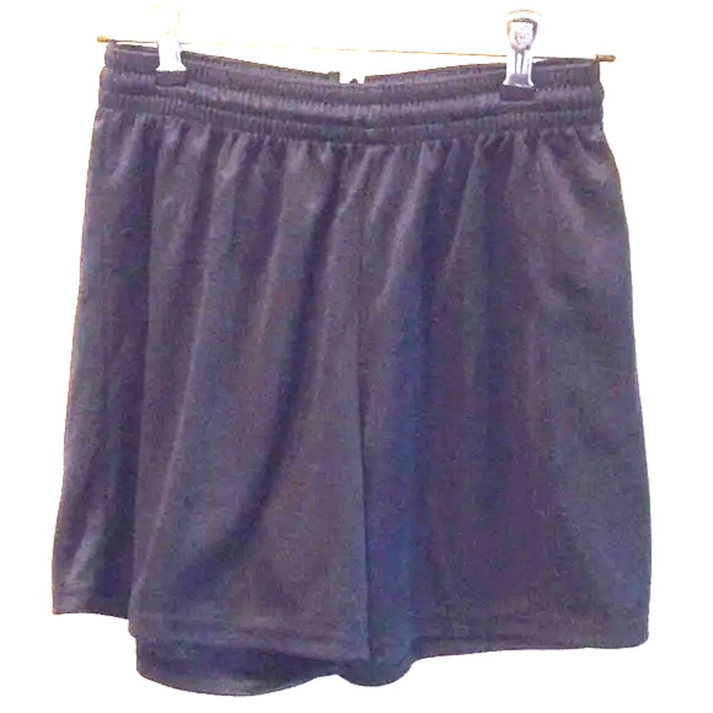 SCORE-BOYS ATHLETIC SHORTS BLACK WAIST APPROX 26"